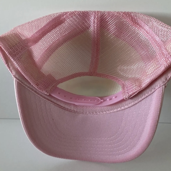 Retro 80s Gear Vintage Care Bears  Hat Adjustable snapback Hat Pink Unworn Truck - Picture 4 of 5